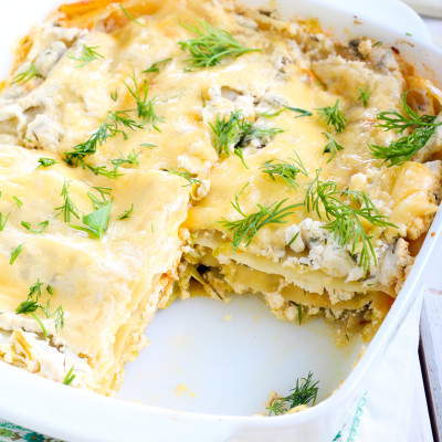 Lasagne con verdure estive e Filetti di Acciughe Angelo Parodi 