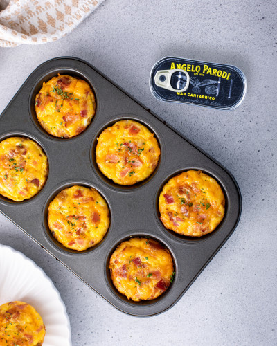 Muffin salati con Filetti di Acciughe del Mar Cantabrico Angelo Parodi