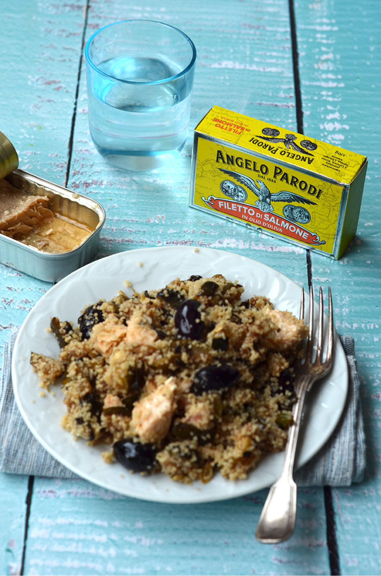 COUSCOUS CON ZUCCHINE E SALMONE ANGELO PARODI