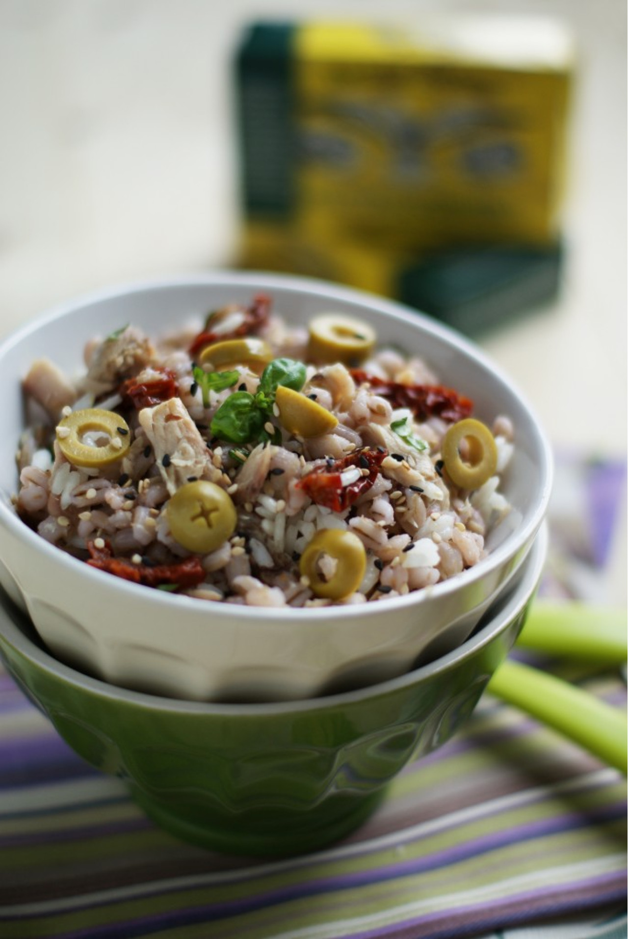 INSALATA TRICOLORE DI ORZO, RISO E SGOMBRO BY ALICE, FOOD COUTURE