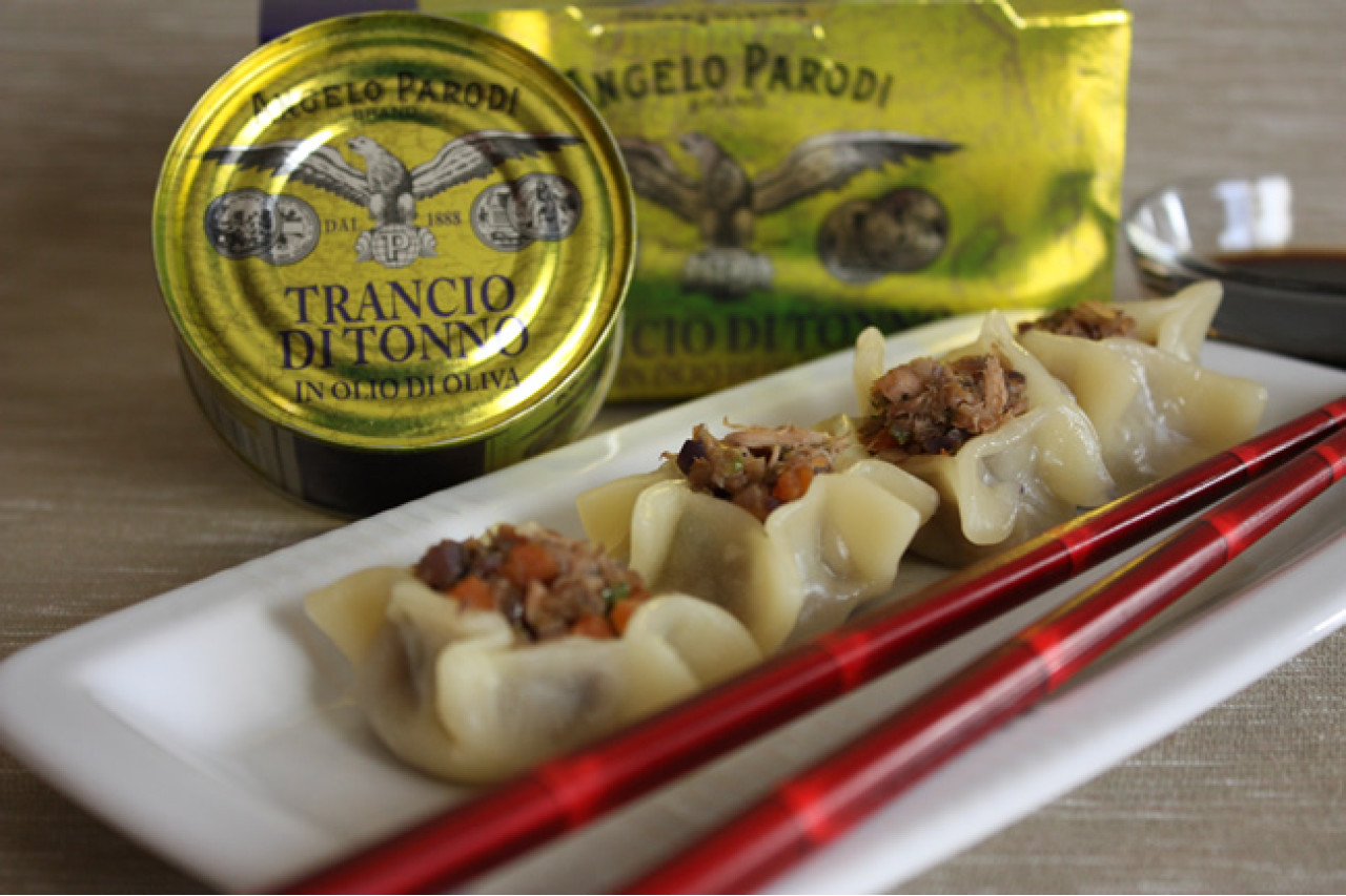 Ravioli cinesi al Trancio di Tonno in Olio d'Oliva Angelo Parodi