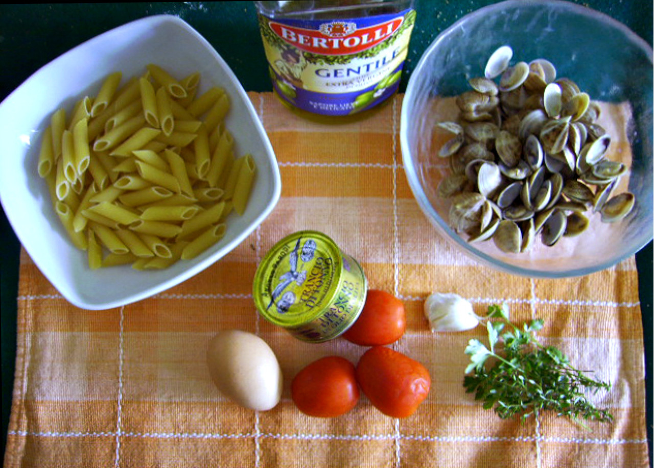 Penne di mare a modo mio con Trancio di Tonno in Olio d'Oliva Angelo Parodi