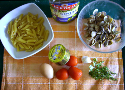 Penne di mare a modo mio con Trancio di Tonno in Olio d'Oliva Angelo Parodi