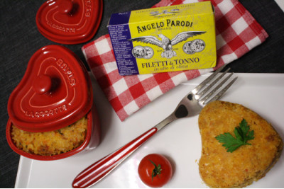 Cocottine di riso alla marinara con Filetti di Tonno in Olio d'Oliva Angelo Parodi