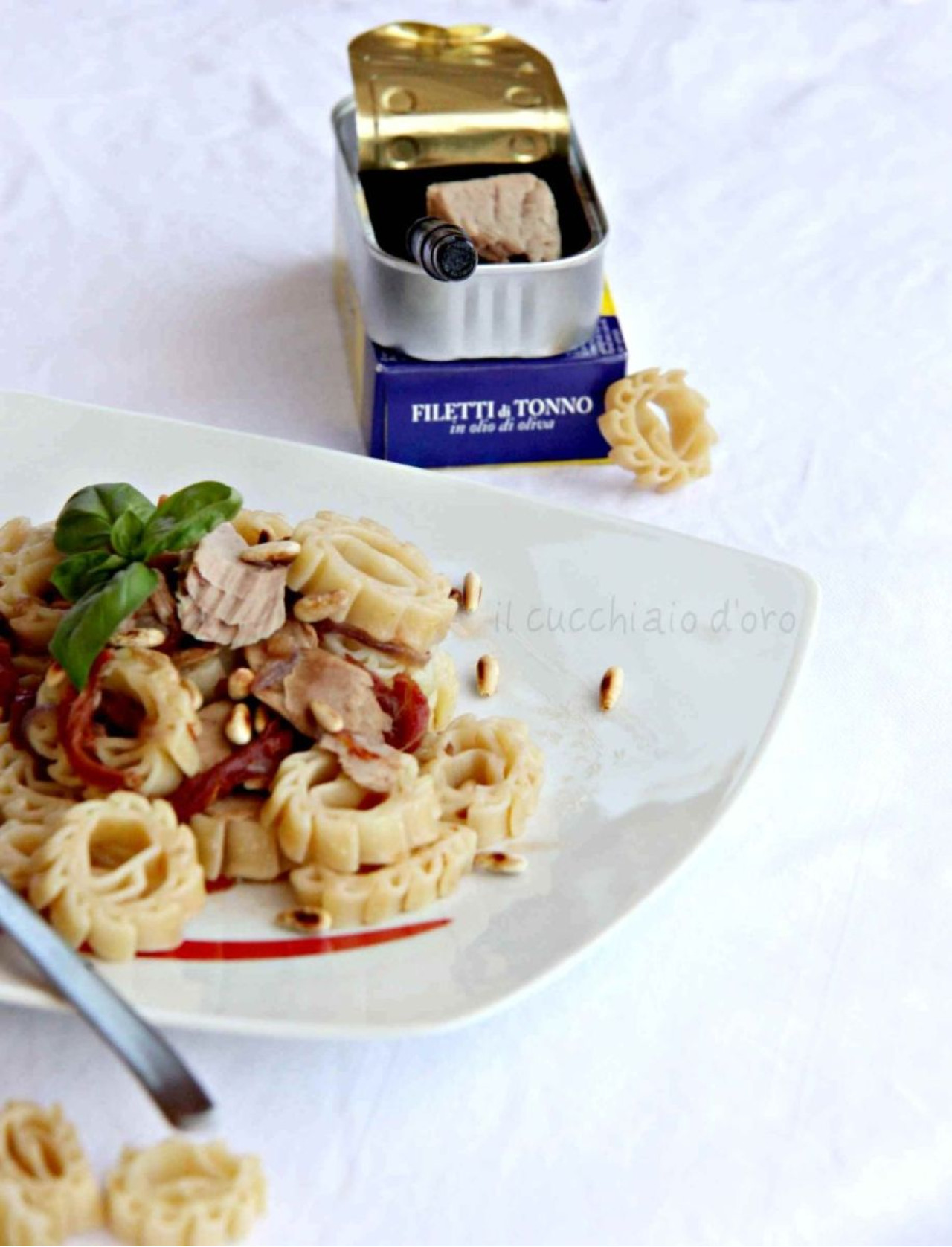 Pasta con Filetti di Tonno in Olio d'Oliva Angelo Parodi