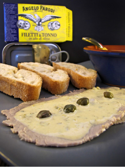 Vitello tonnato con Filetti di Tonno in Olio d'Oliva Angelo Parodi