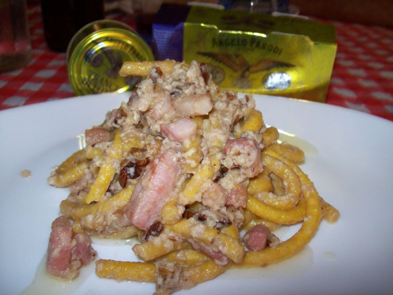 Passatelli mari e monti con Filetti di Tonno in Olio d'Oliva Angelo Parodi