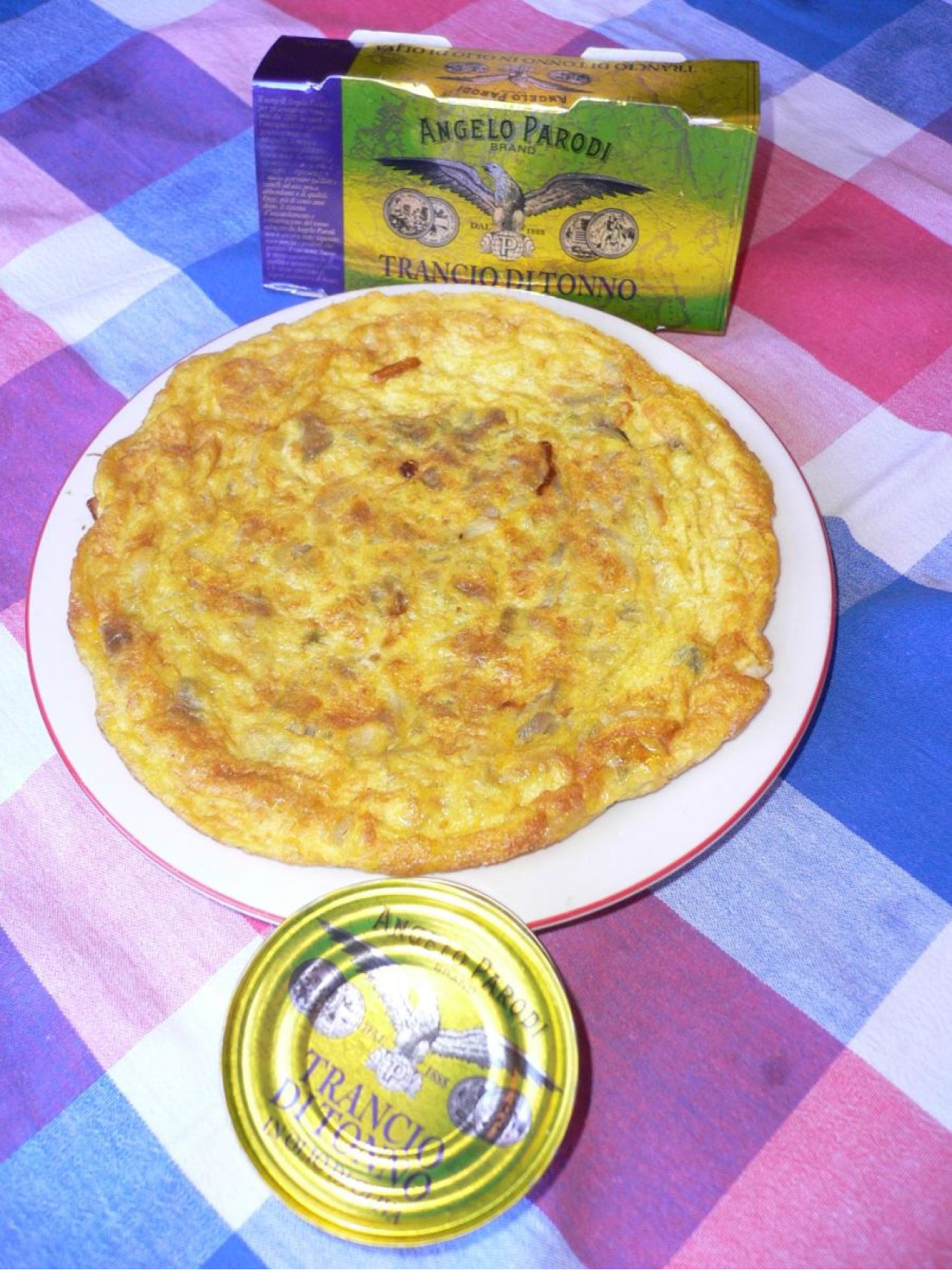 Frittata con Trancio di Tonno in Olio d'Oliva Angelo Parodi
