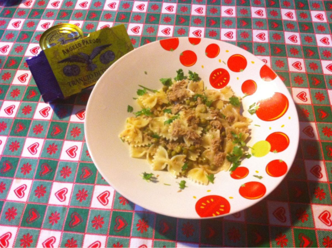 Farfalle al sugo con Trancio di Tonno in Olio d'Oliva Angelo Parodi