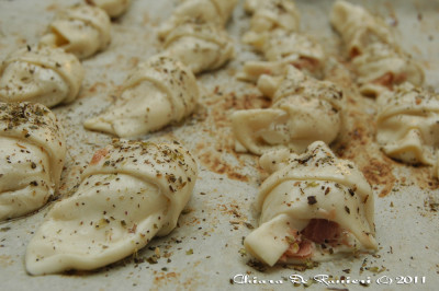 Mini croissant alle erbette con Trancio di Tonno in Olio d'Oliva Angelo Parodi e formaggio 