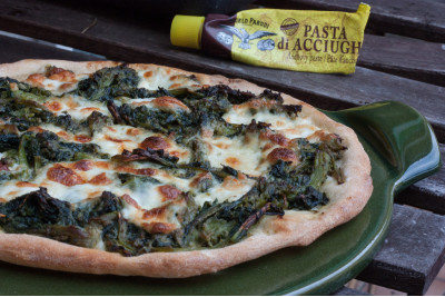 Pizza ai broccoletti e Pasta di Acciughe del Mar Cantabrico Angelo Parodi