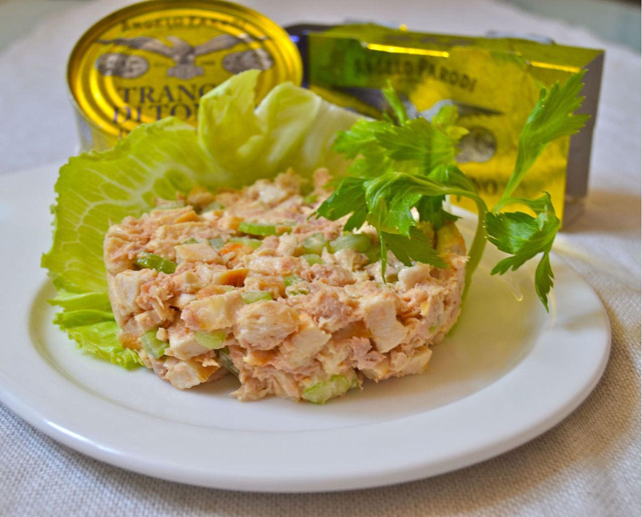 Insalata di pollo e Trancio di Tonno in Olio d'Oliva Angelo Parodi 