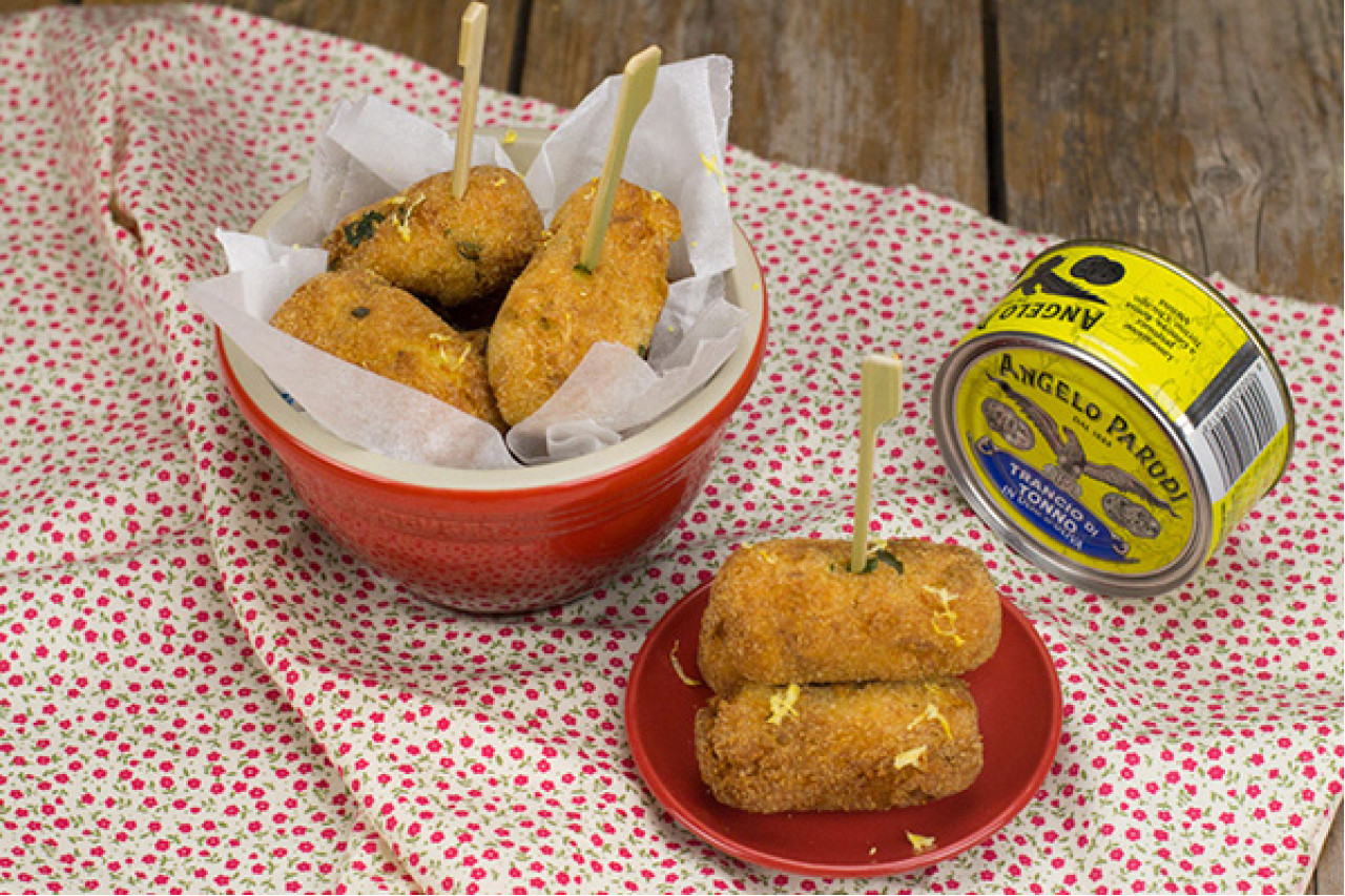 Crocchette di patate e Filetti di Tonno in Olio d'Oliva Angelo Parodi