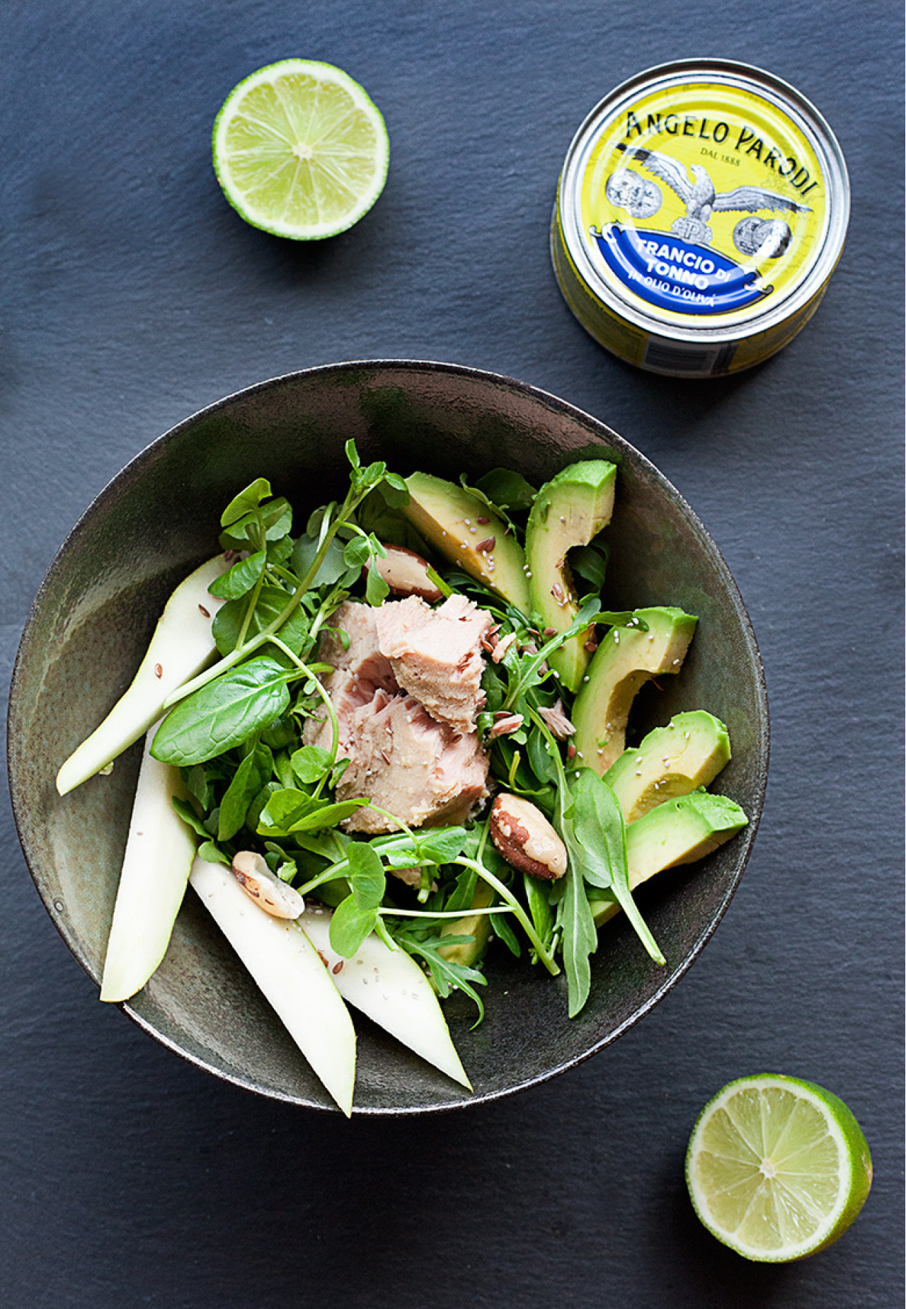 Detox - Insalata di Trancio di Tonno in Olio d'Oliva Angelo Parodi e pere