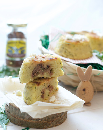 Tortini di Patate e Filetti di Acciughe del Mar Cantabrico in Olio d'Oliva Angelo Parodi