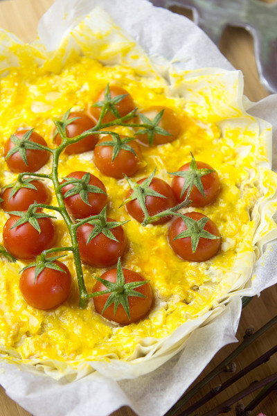 Torta salata alla feta e Trancio di Tonno all'Olio d'Oliva Angelo Parodi