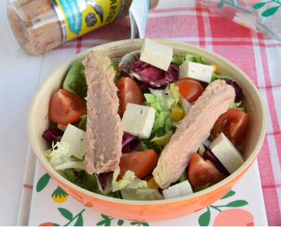 Insalata ai sapori di Primavera con Filetti di Tombarello in Olio d'Oliva Angelo Parodi