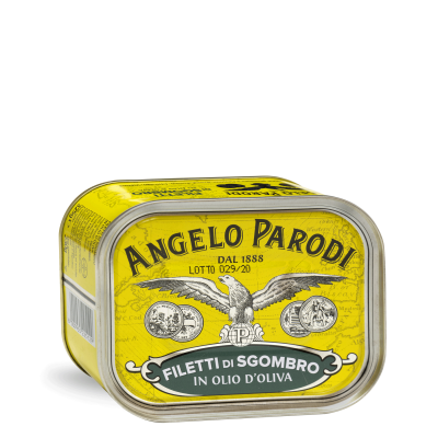 Filetti di Sgombro in Olio d'Oliva 2x325g Angelo Parodi