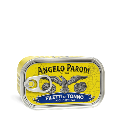 Filetti di Tonno in Olio d’Oliva 10x125 g di Angelo Parodi