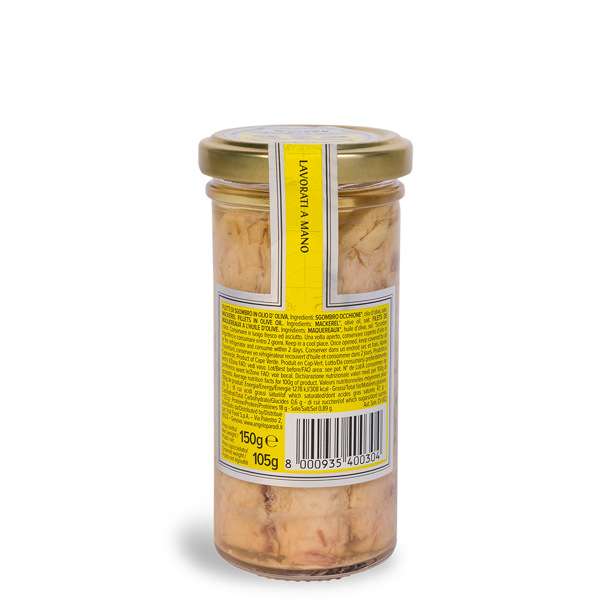 Filetti di Sgombro<br> in Olio d'Oliva 150 g